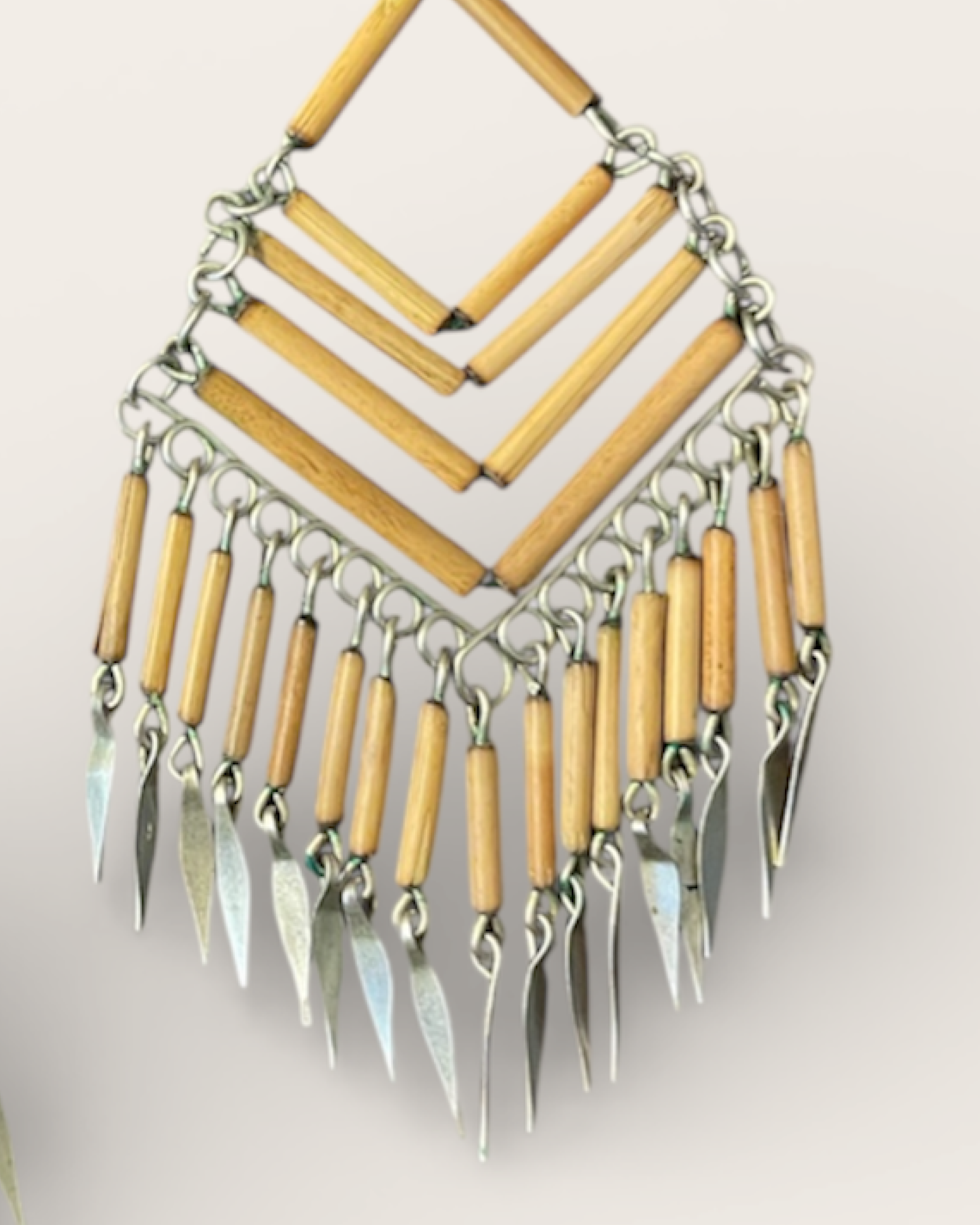 Vintage 70’s Wooden Earrings