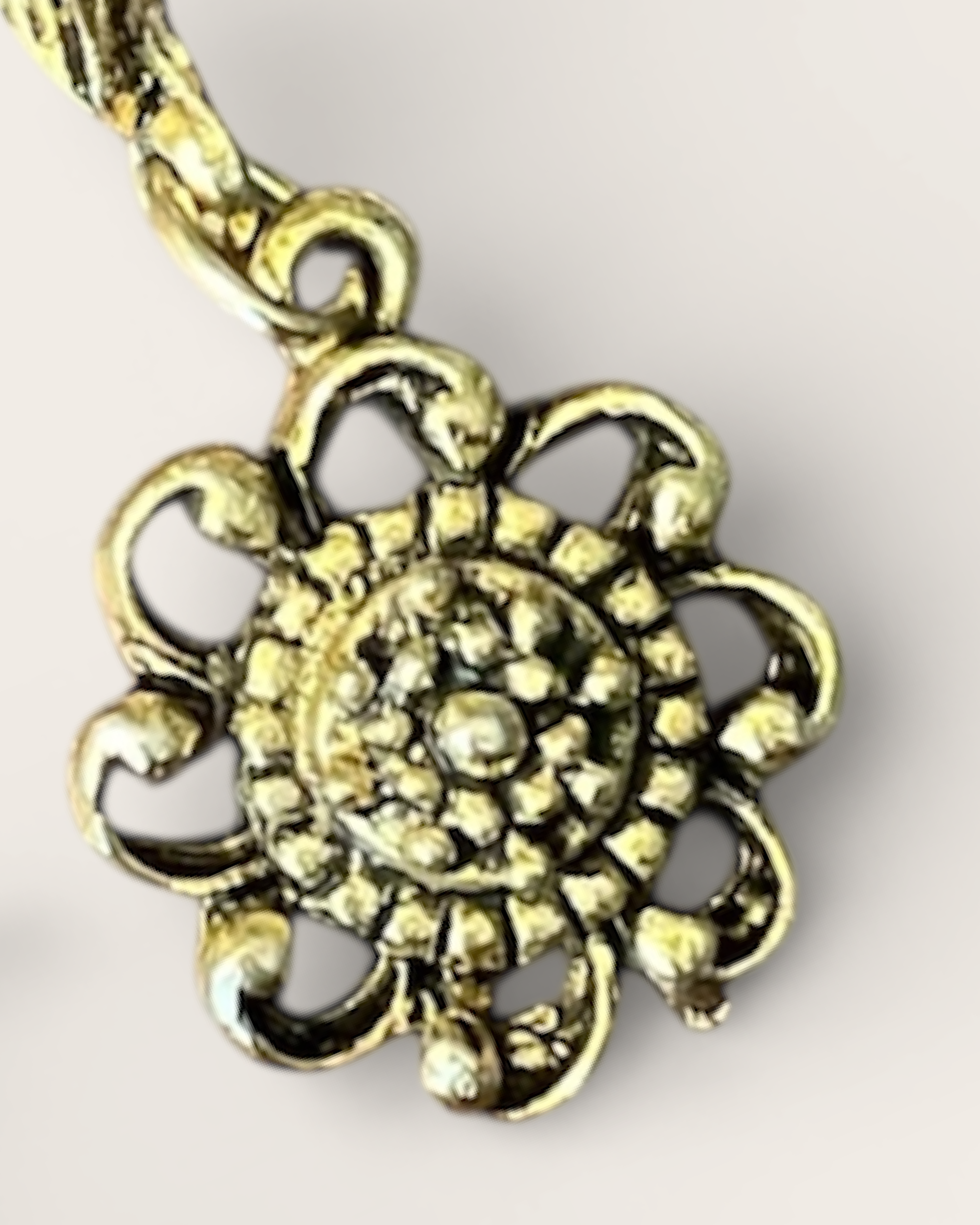 Vintage Goldtoned Sunflower Earrings